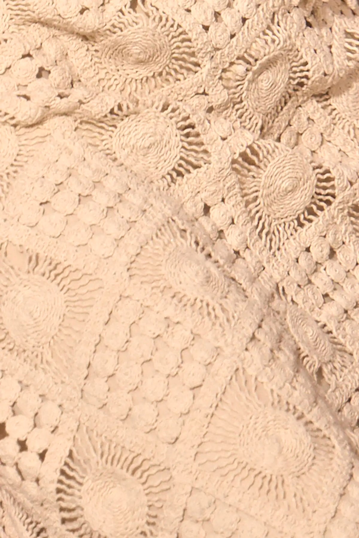 Close up of the Rivington Skirt in Cream.