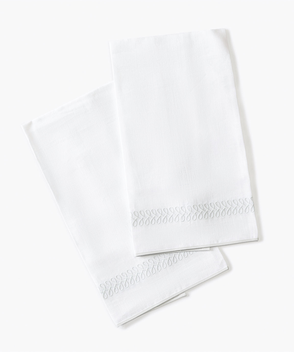 Matouk Schumacher Astor Braid Guest Towels, Set of 2