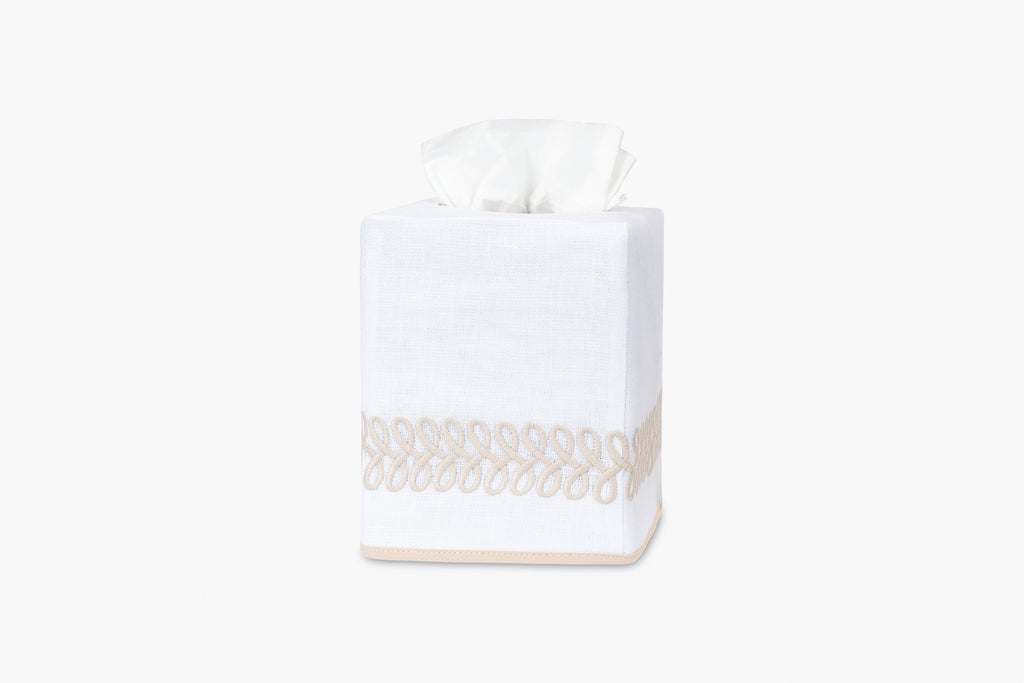 Astor Braid Tissue Box Cover