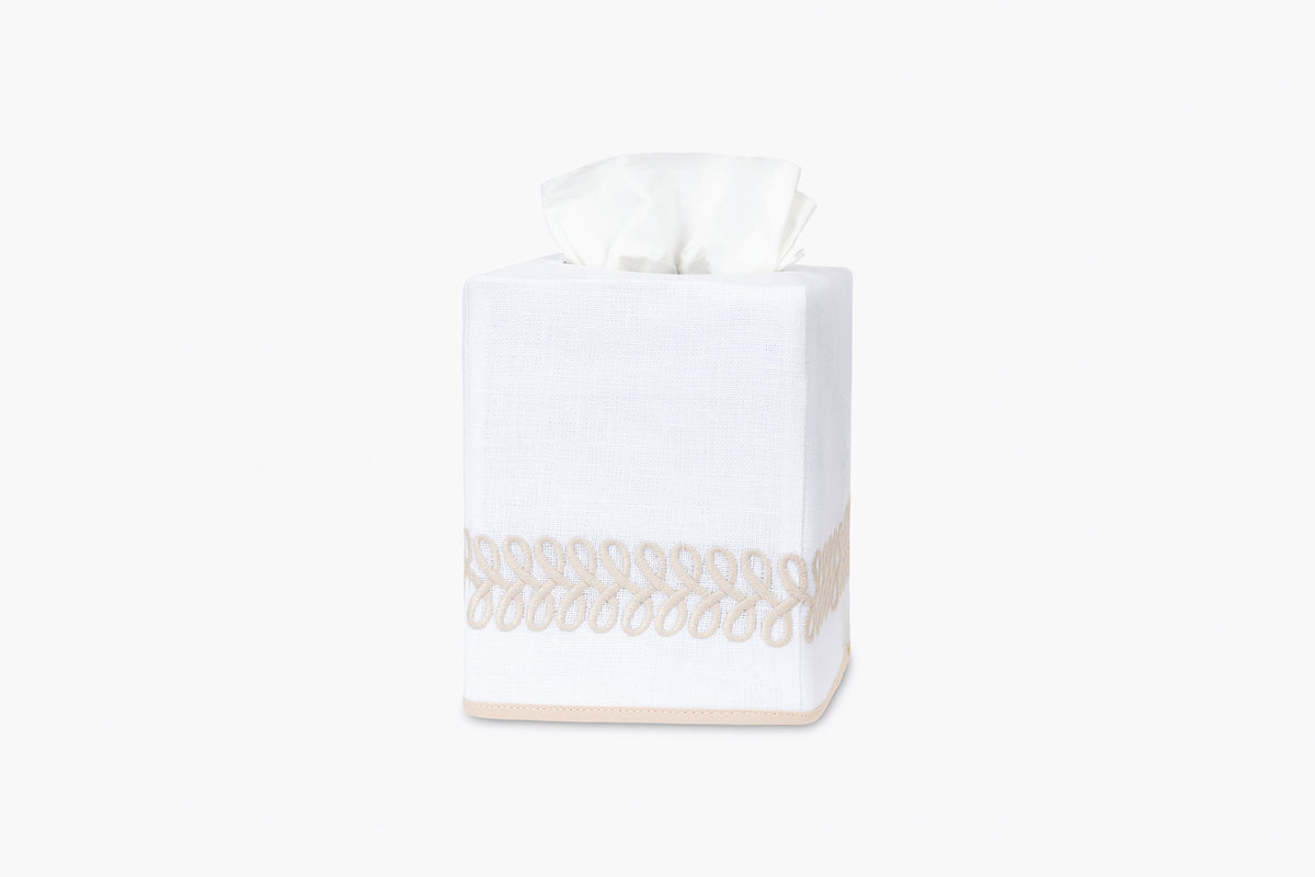 Astor Braid Tissue Box Cover