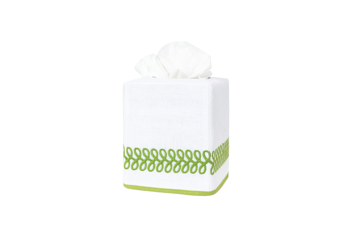 Astor Braid Tissue Box Cover