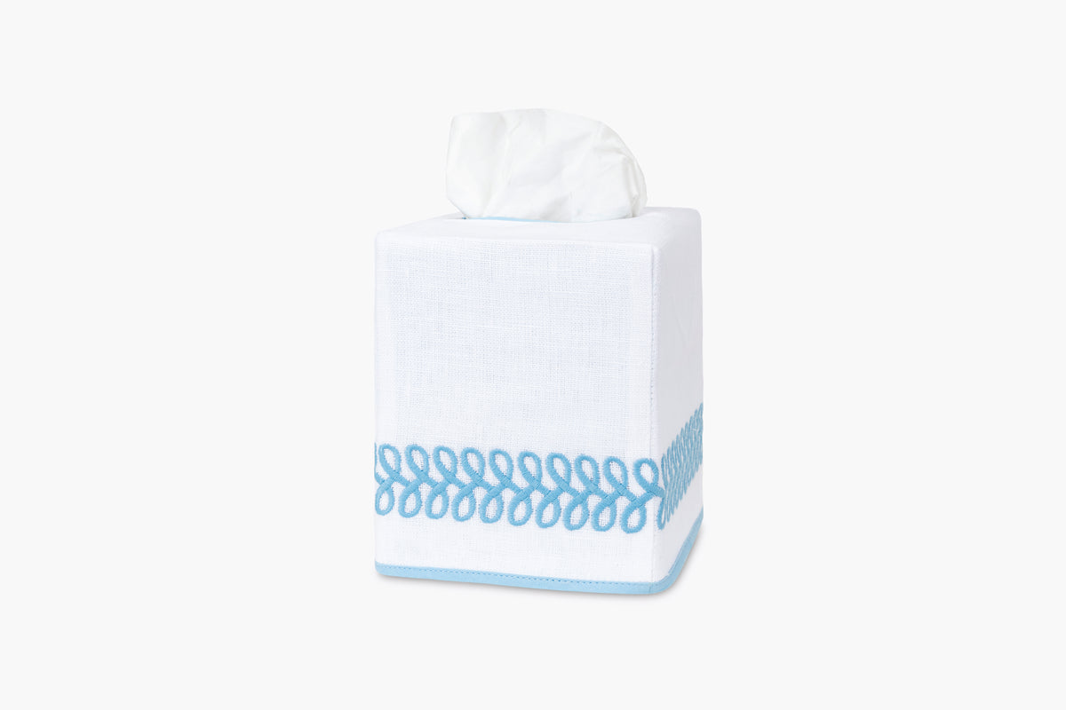 Astor Braid Tissue Box Cover
