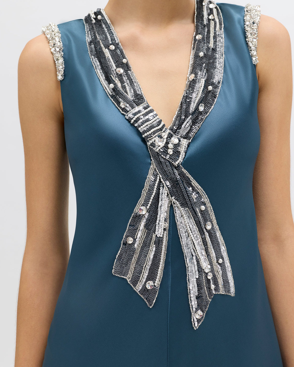 Astrid Dress in Peacock Blue