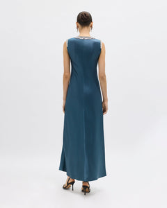 Astrid Dress in Peacock Blue