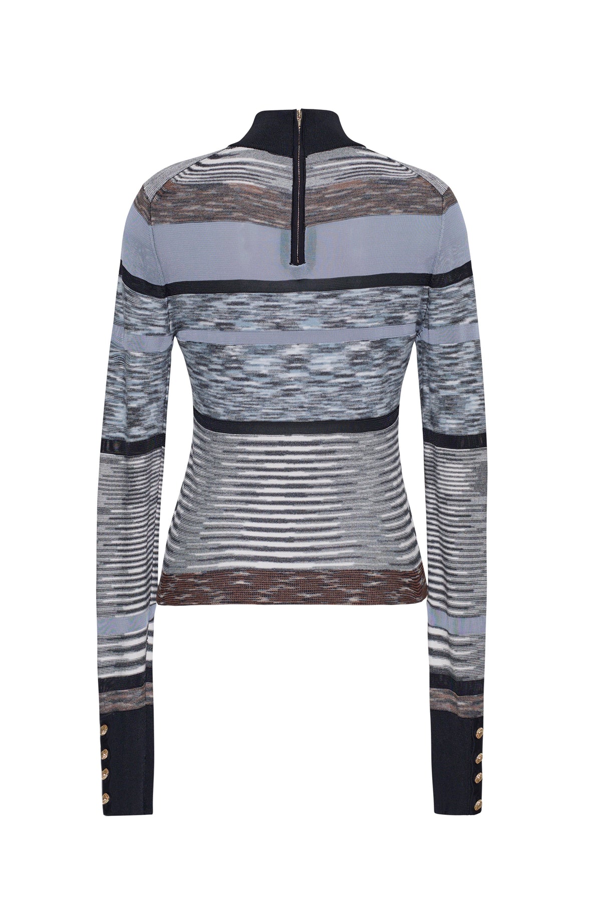 Astrid Pullover in Blue Brown Multi