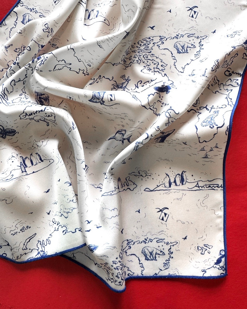 Atlas Scarf in Blue