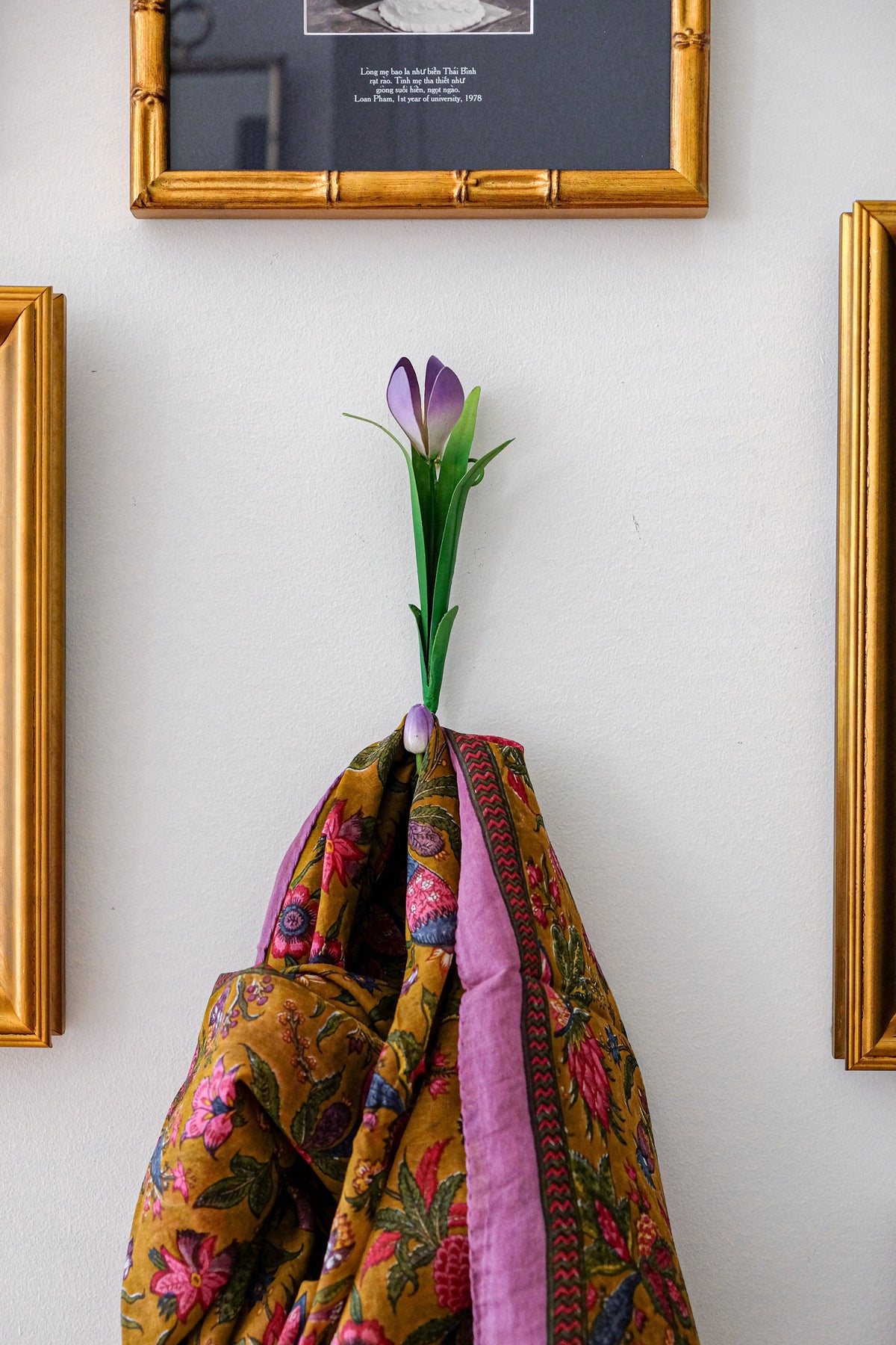 Autumn Crocus Wall Hook