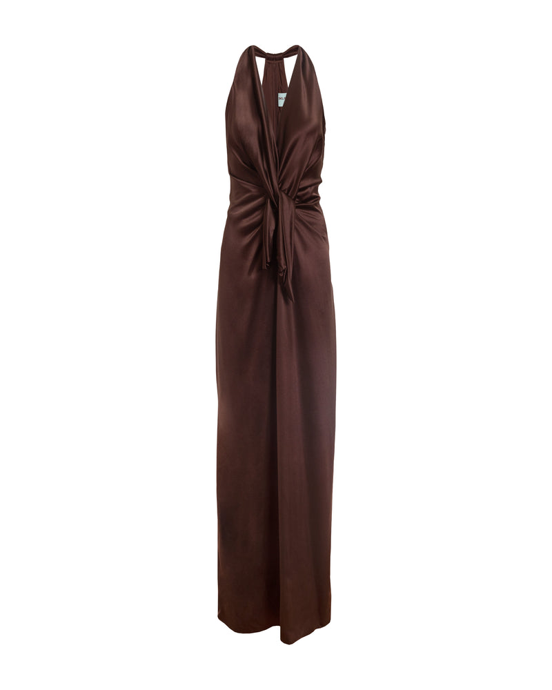 Ava Gown in Chocolate
