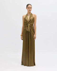 Ava Gown in Olivine