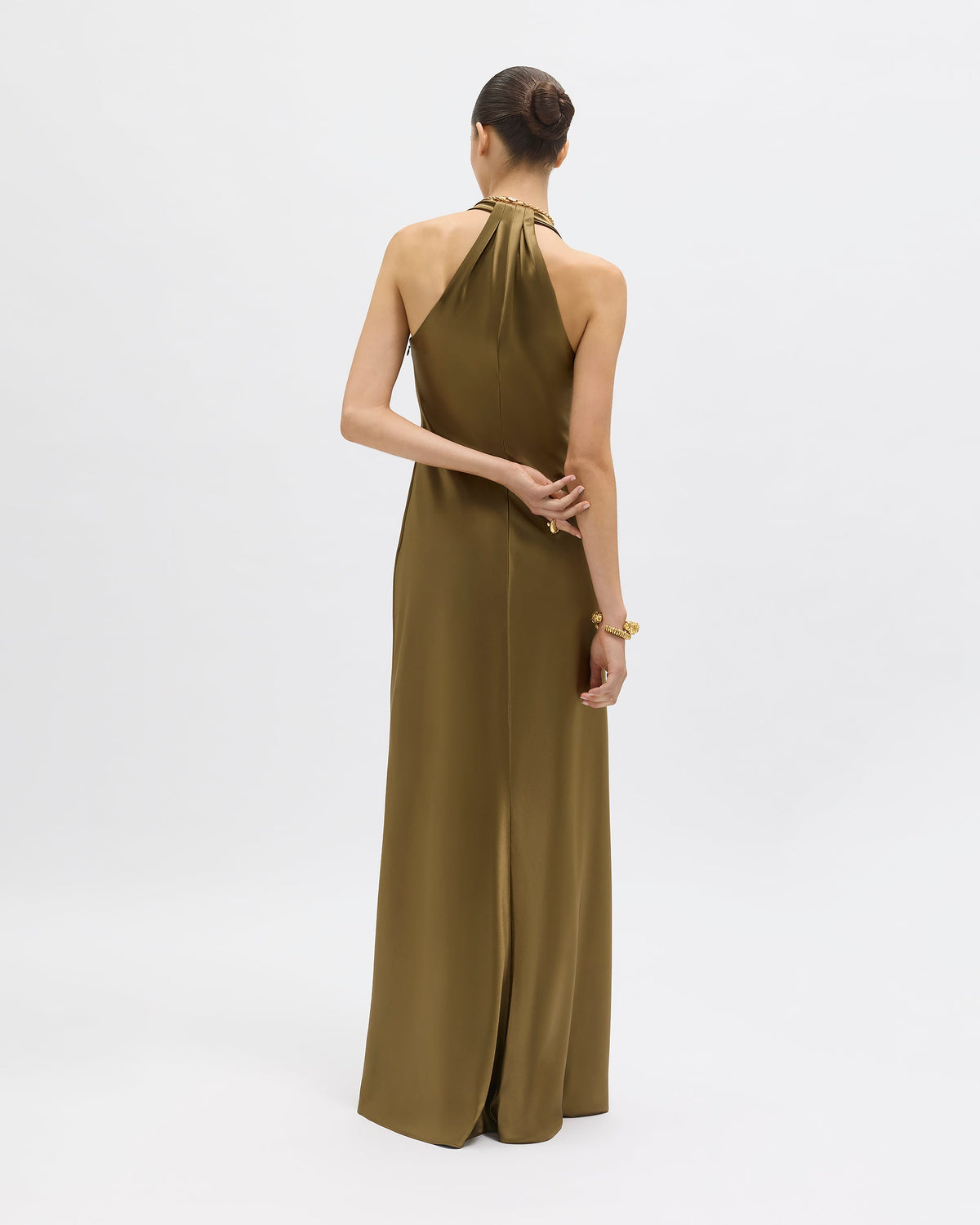 Ava Gown in Olivine