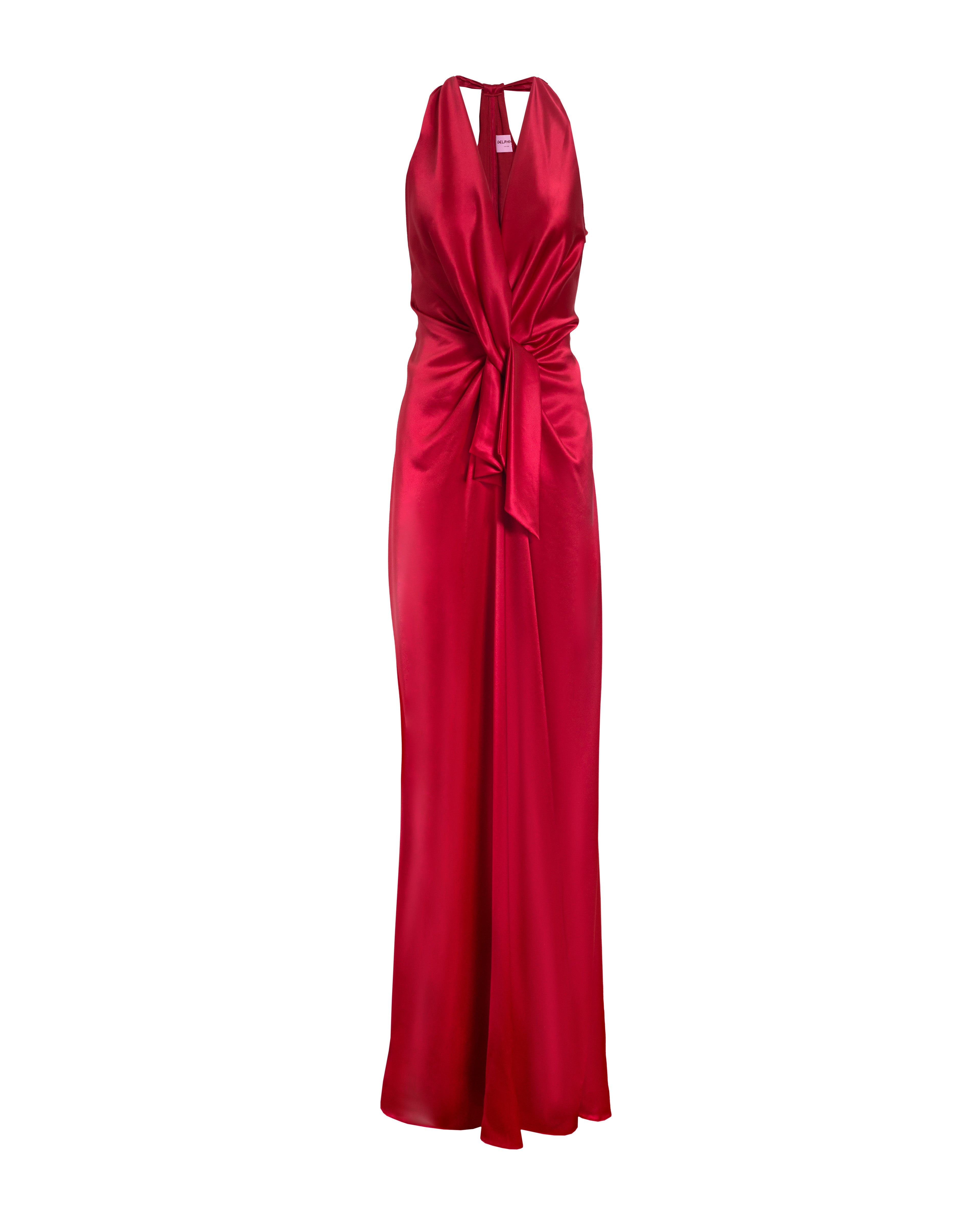 Ava Gown in Crimson