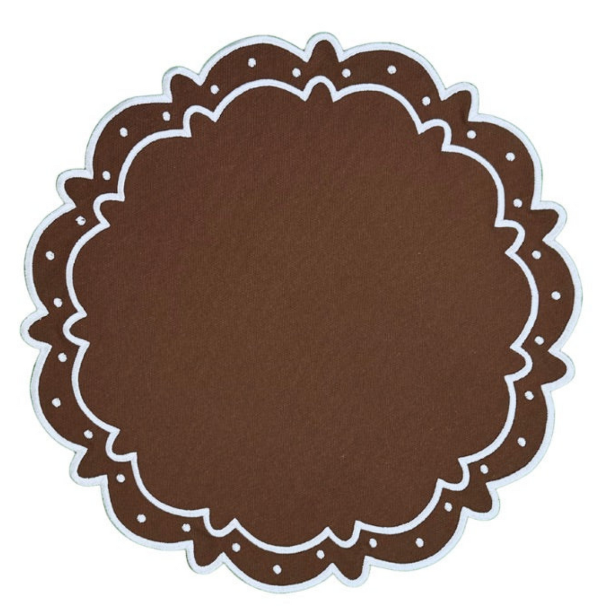 Ava Placemat in Dark Cocoa, Set of 4