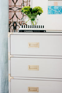 Large Carlyle Campaign Dresser in Grey