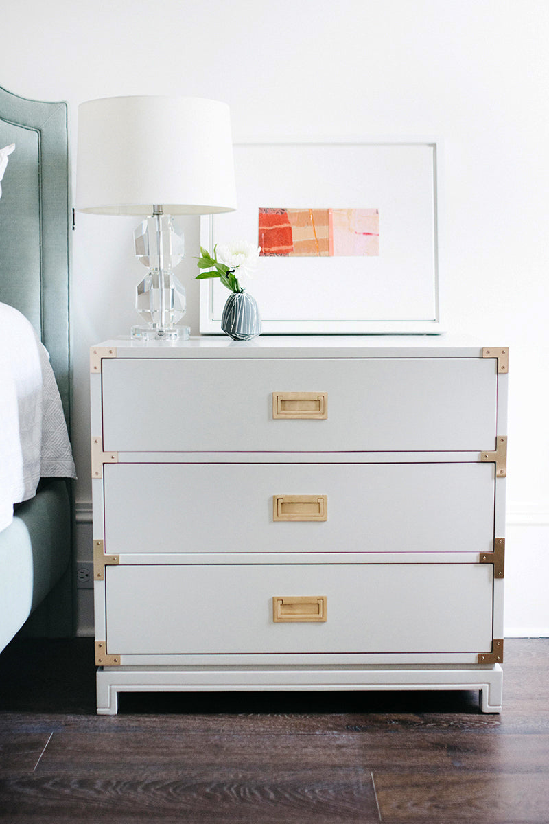 Small Carlyle Campaign Dresser in Grey