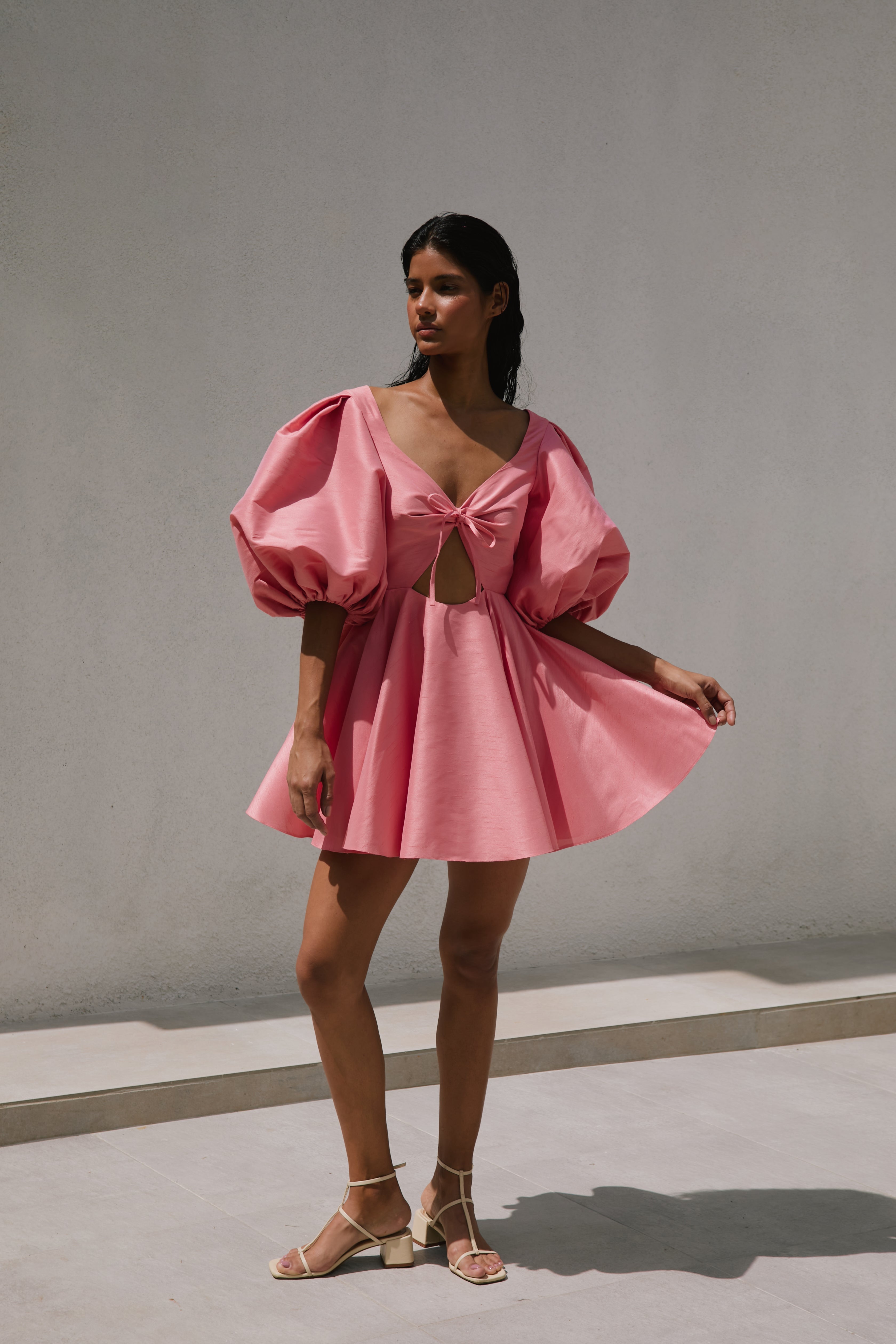 AVILA DRESS IN GUAVA PINK - No Pise La Grama Web