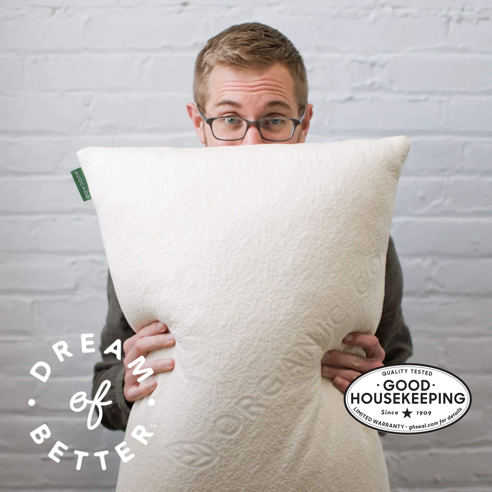 Avocado Green Pillow - Standard