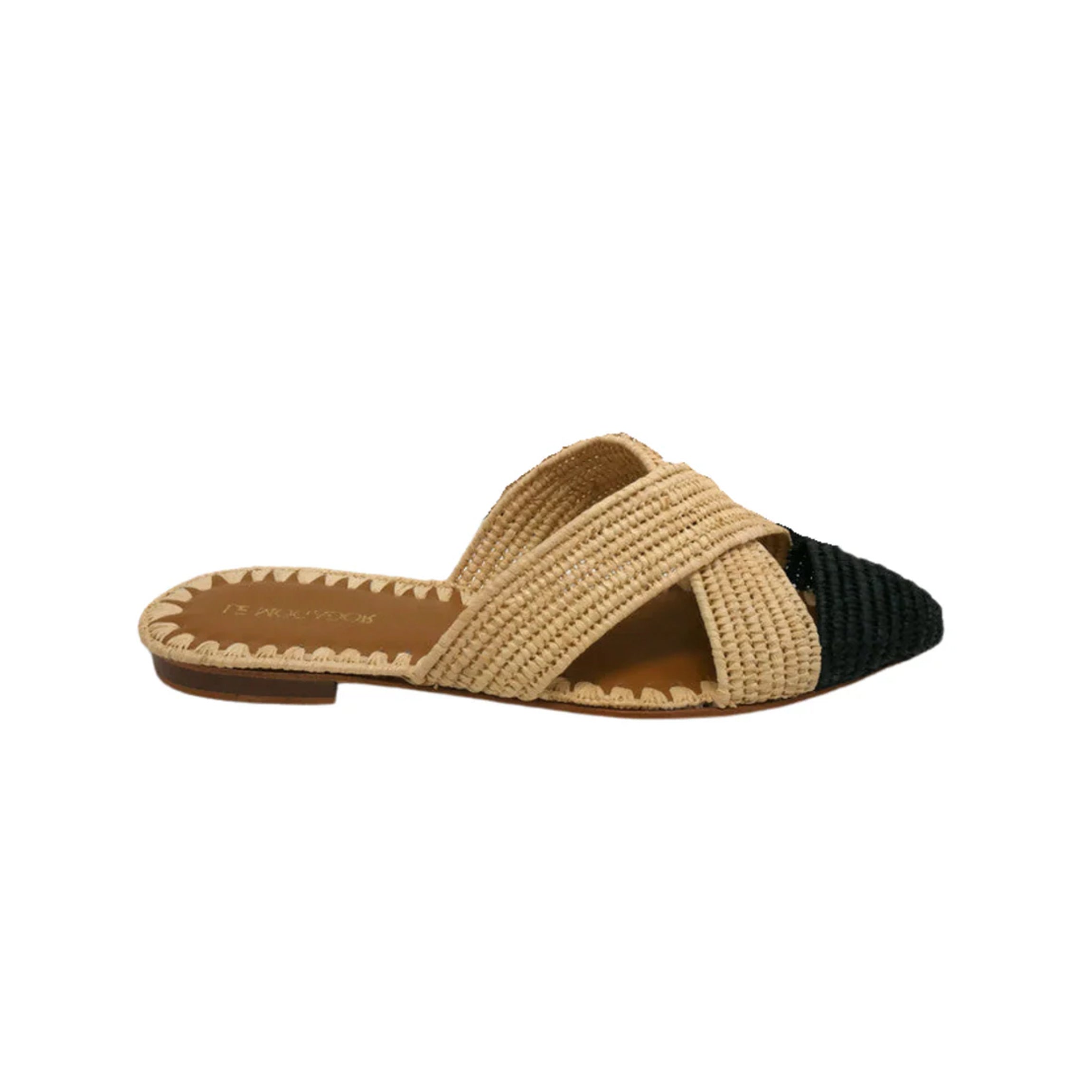 Azoulay Sandal in Nude/Black