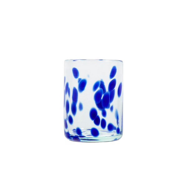 Late Afternoon Azul Blue Glass Tumbler | Glassware Sets | Over The Moon