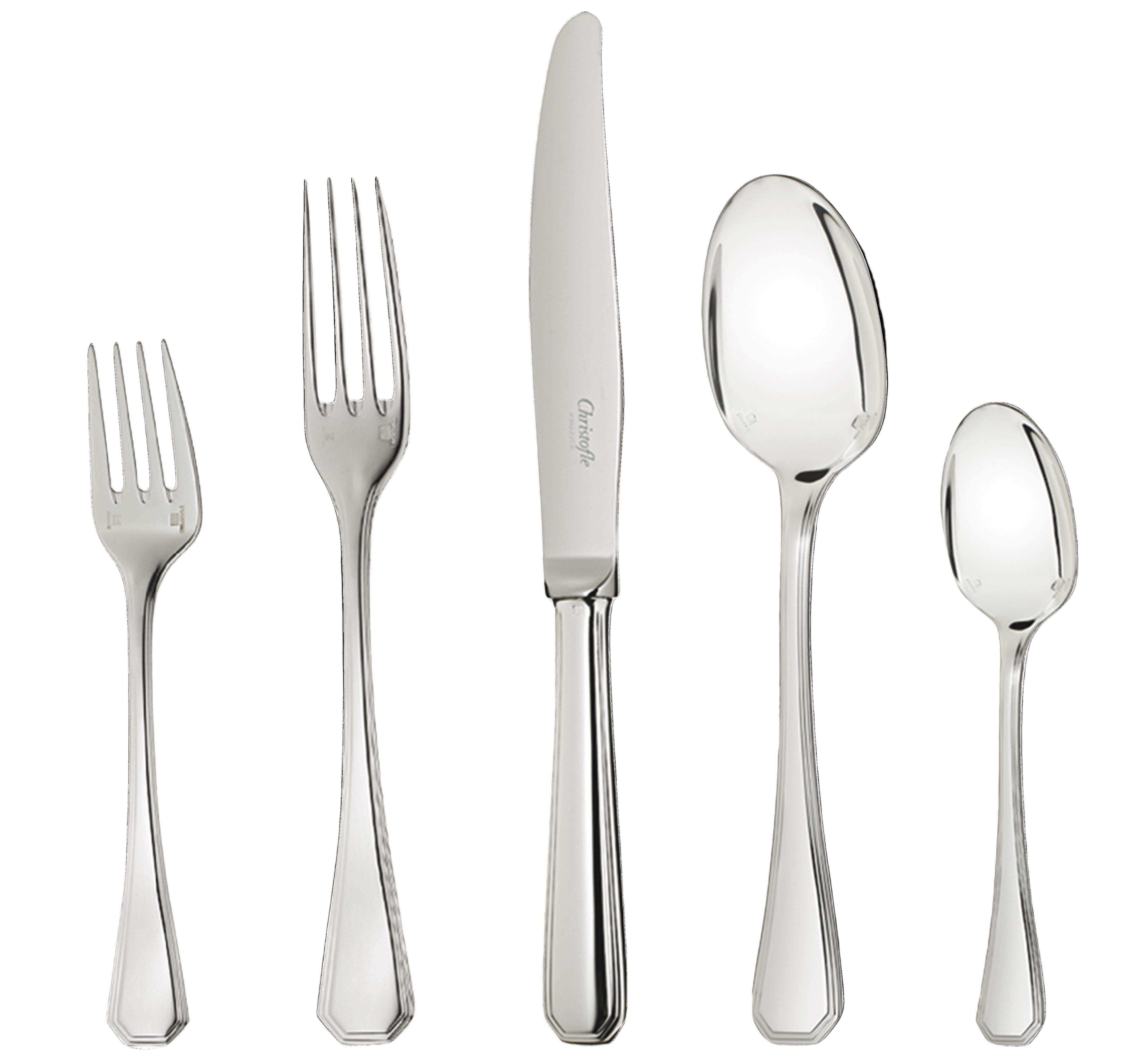 America Silver-plated Individual Place Setting, Set of 5