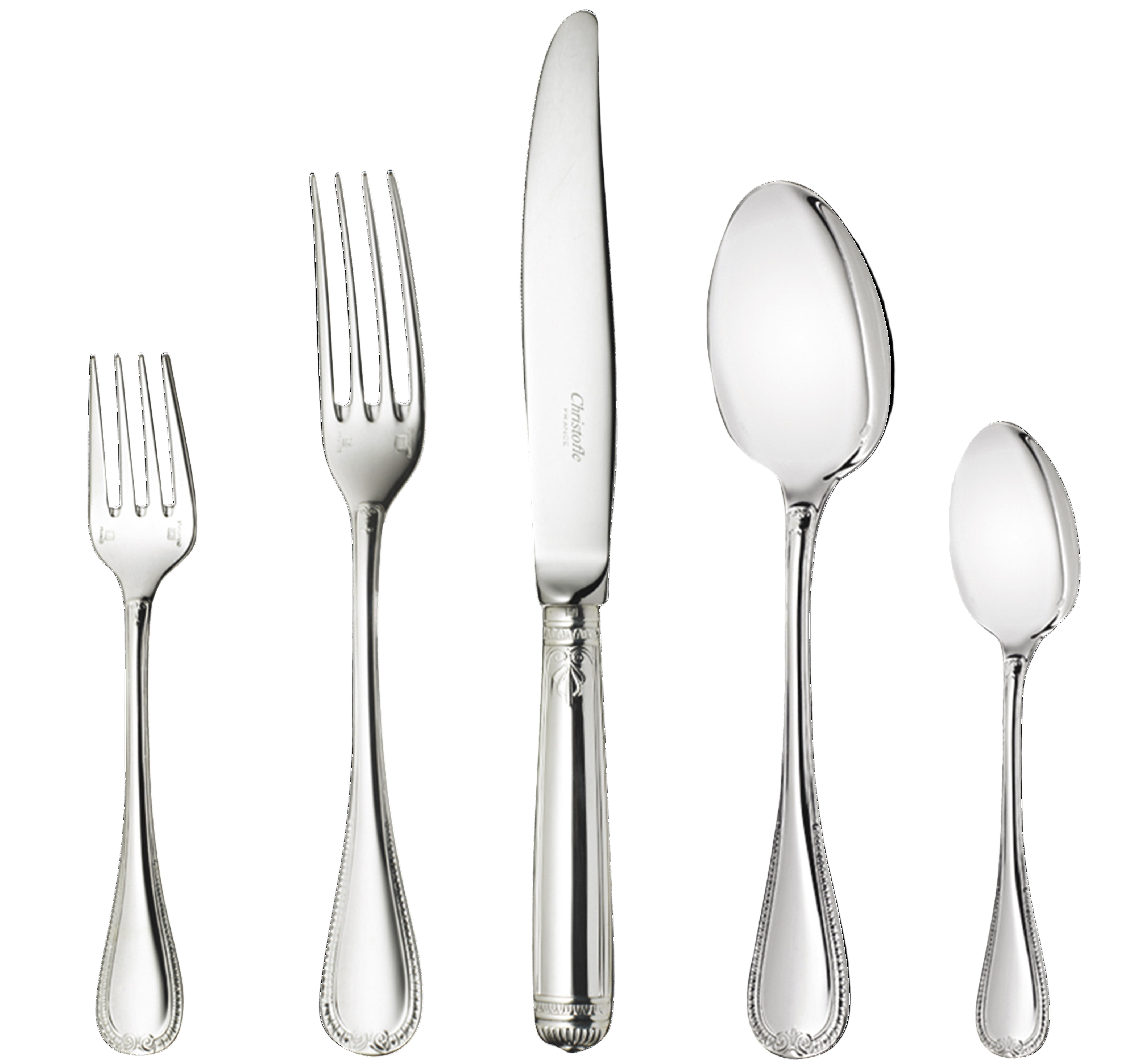 Malmaison Silver-plated Individual Place Setting, Set of 5