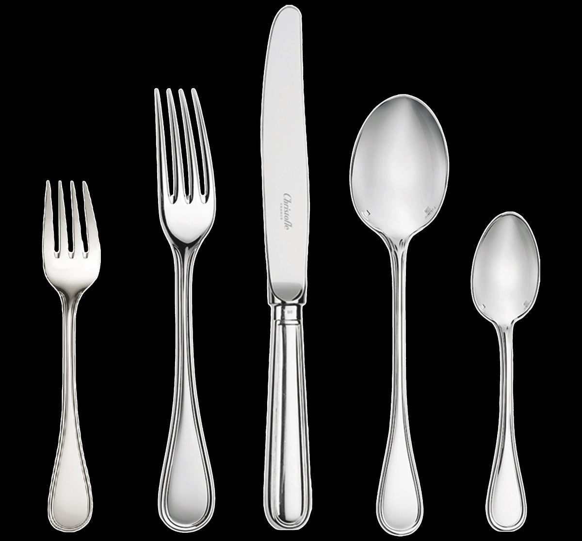Albi Silver-plated Individual Place Setting, Set of 5