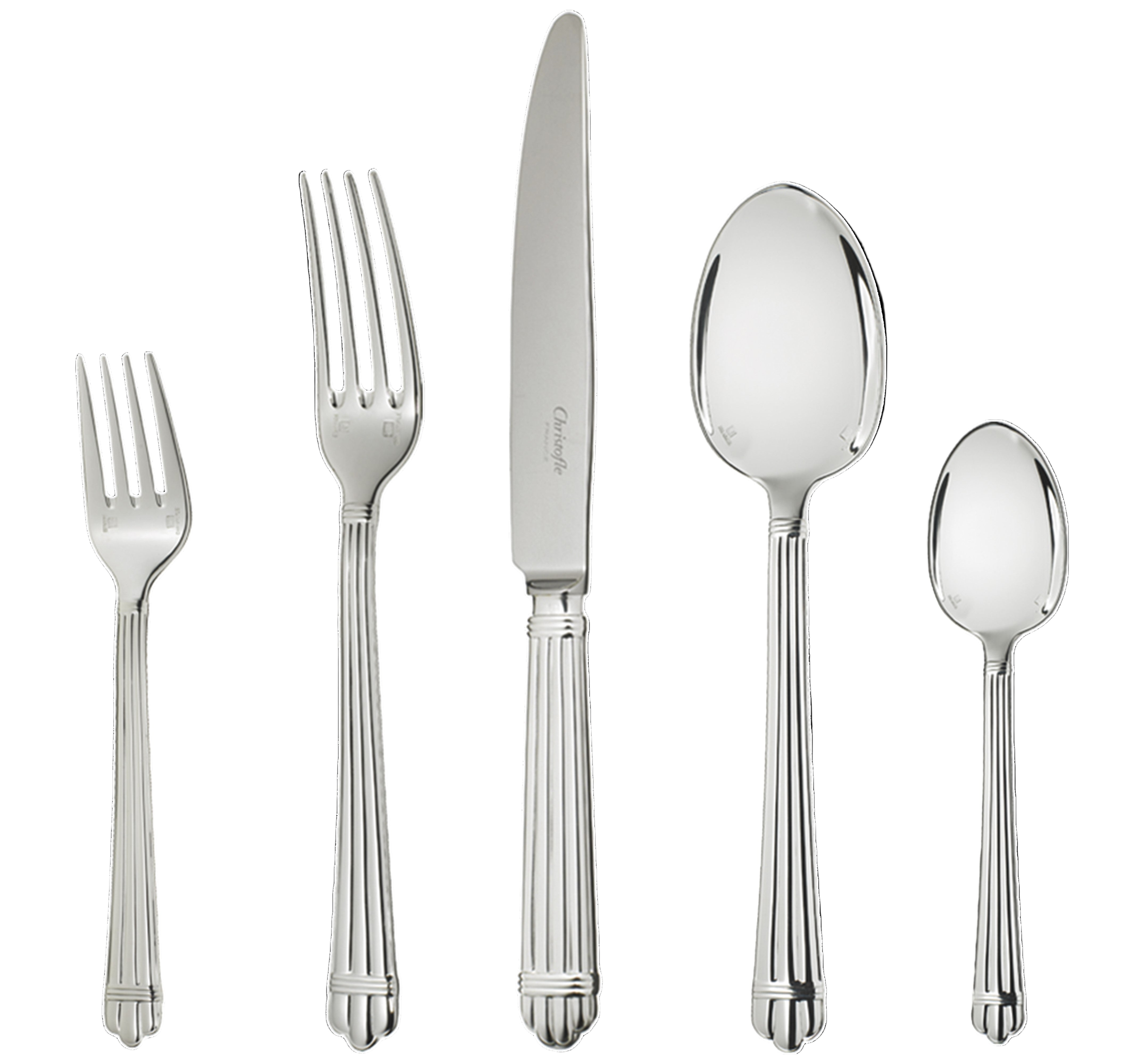 Aria Silver-plated Individual Place Setting, Set of 5