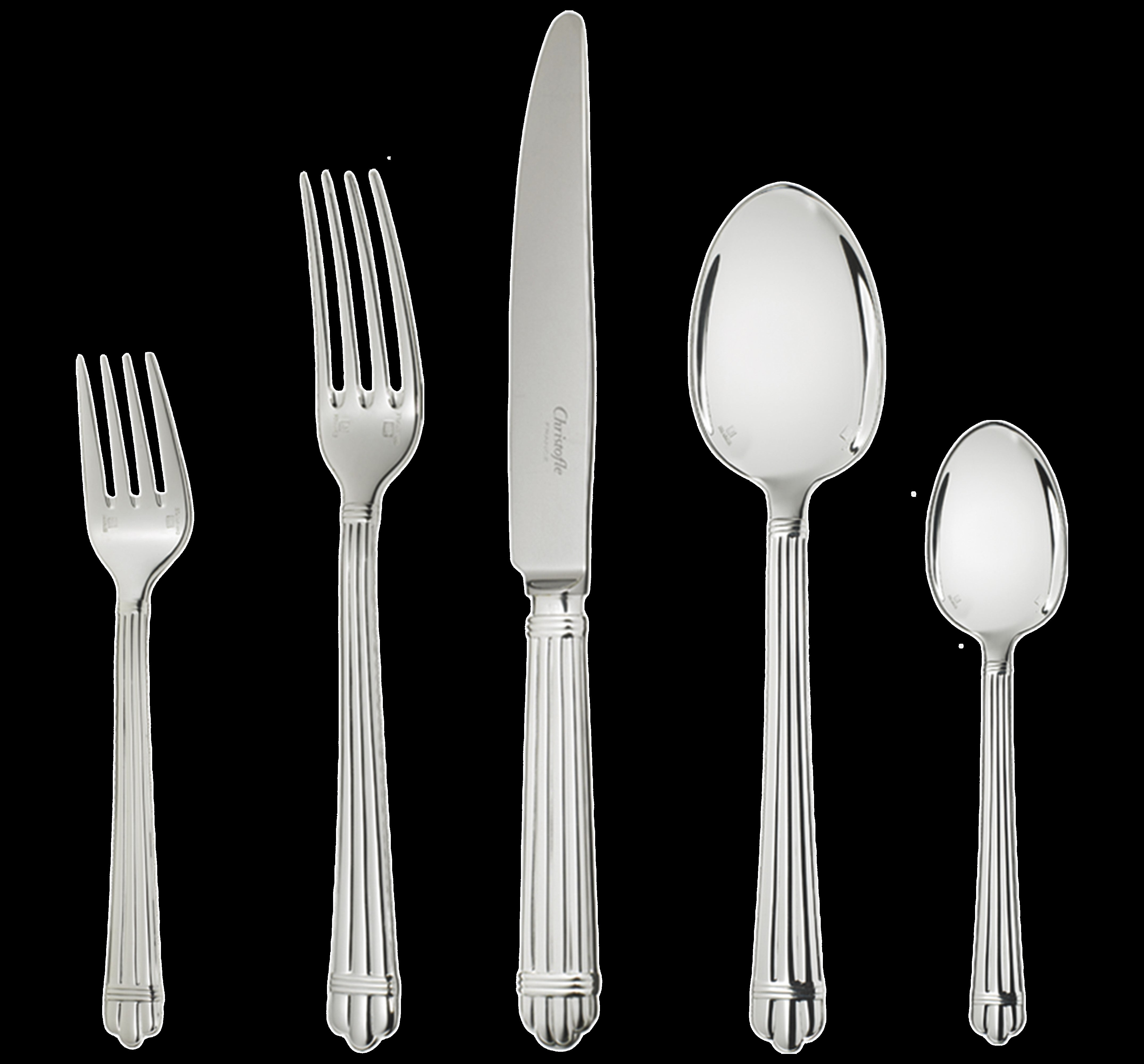 Aria Silver-plated Individual Place Setting, Set of 5