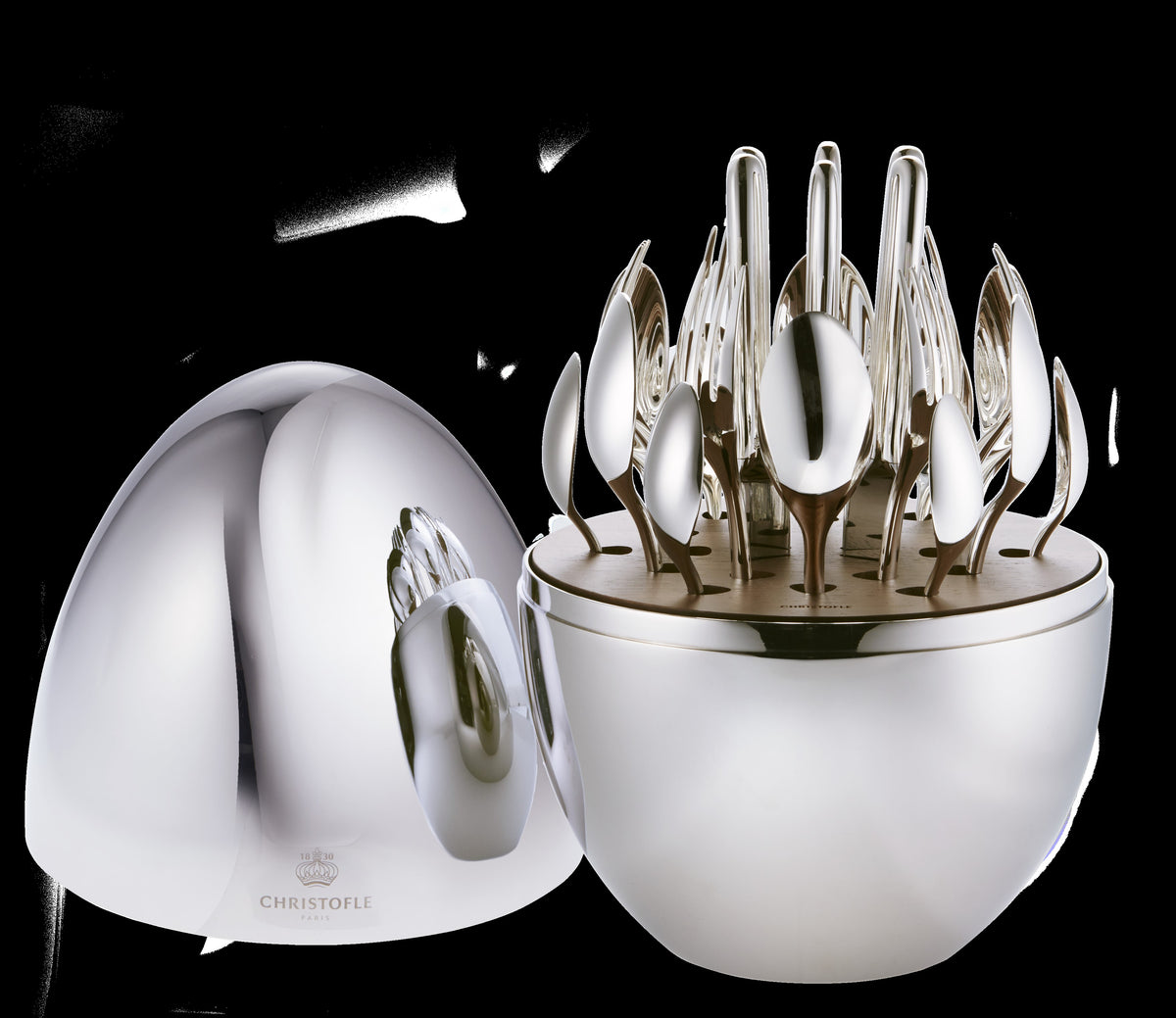 MOOD Easy Silver-plated Flatware Set, Set of 24