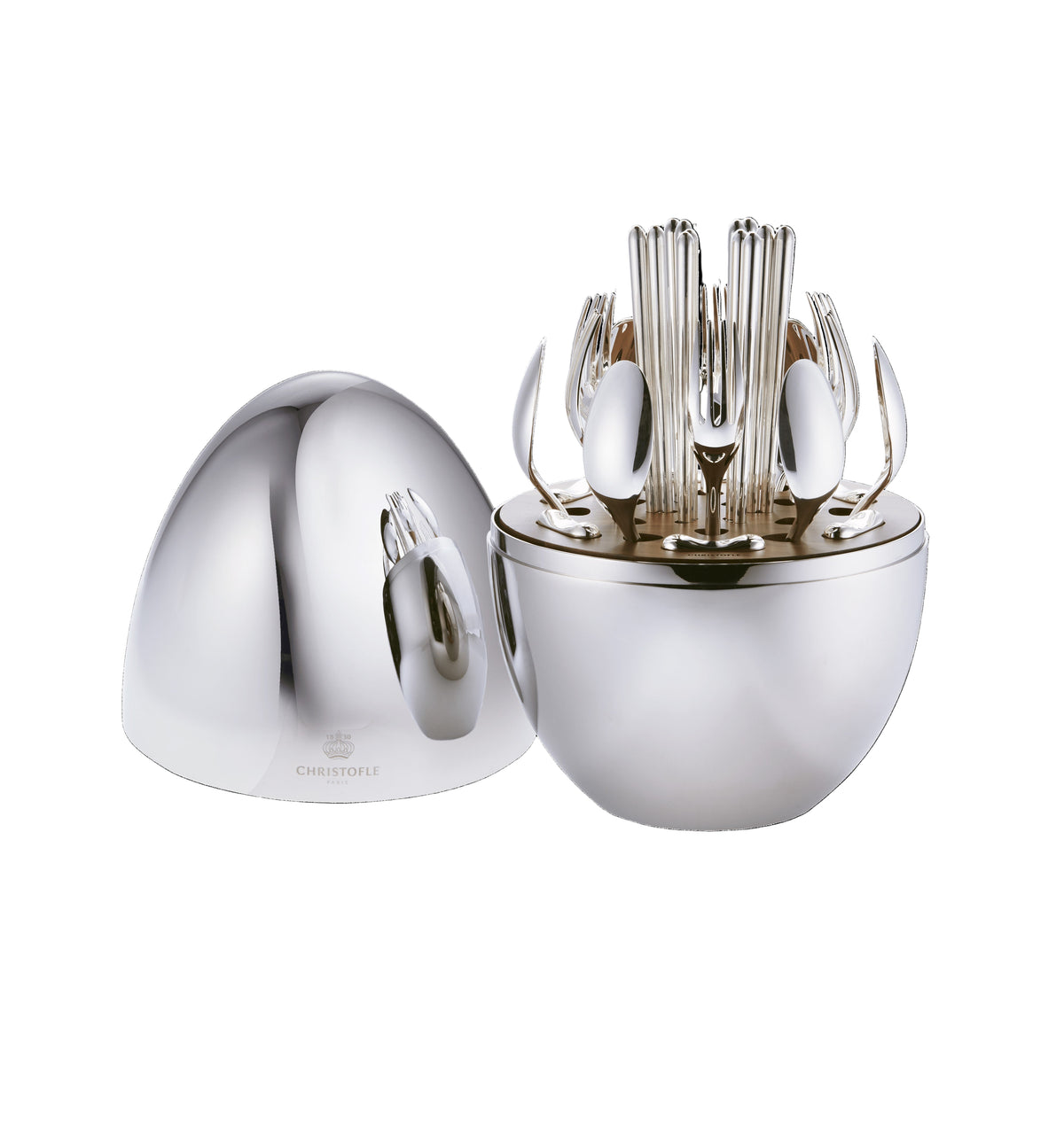 MOOD Easy Silver-plated Flatware Set, Set of 24