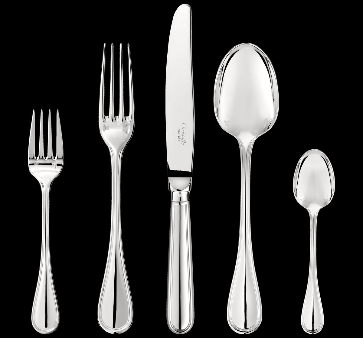 Albi Sterling Silver Individual Place Setting, Set of 5