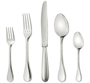 Perles Sterling Silver Individual Place Setting, Set of 5