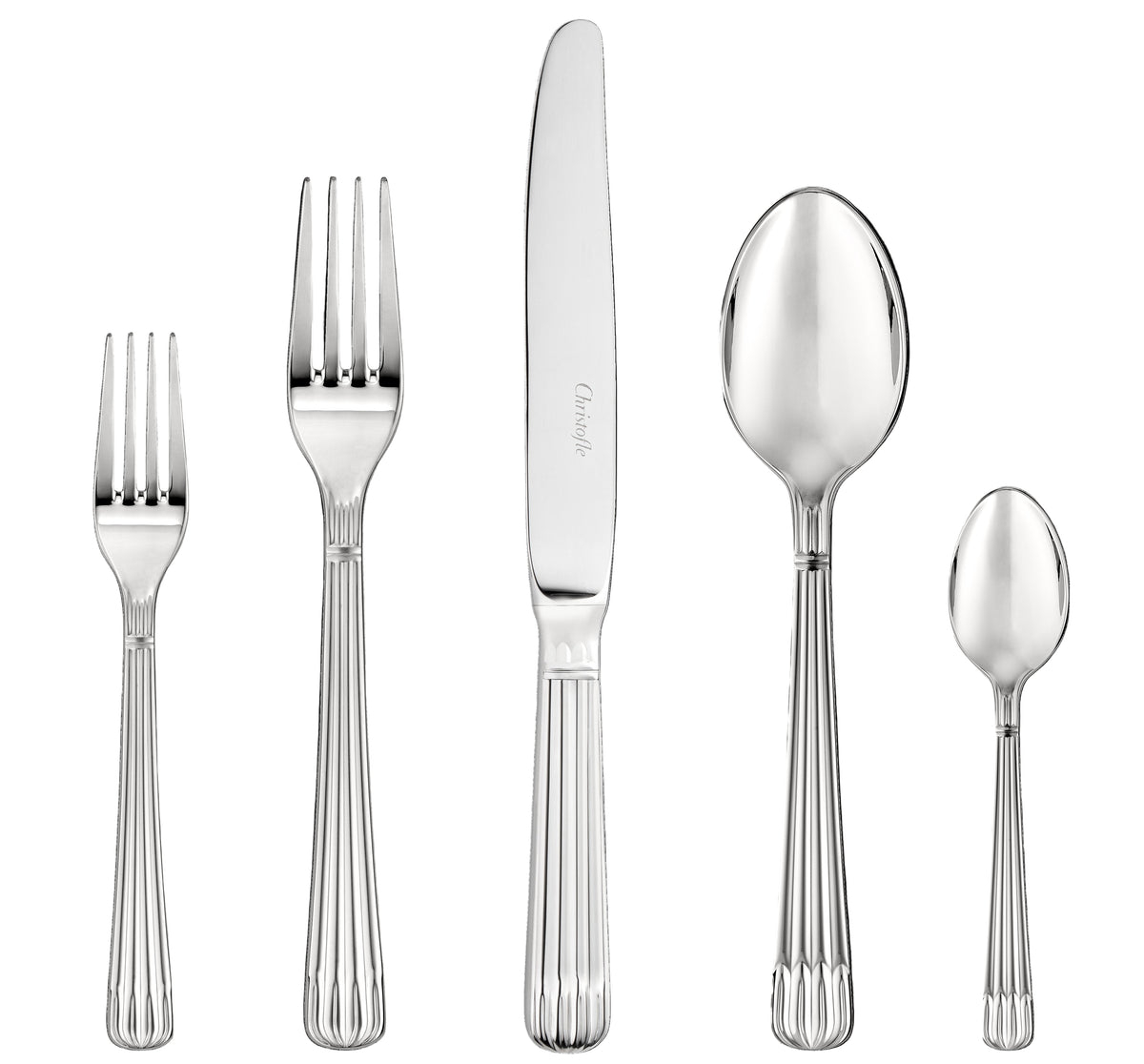 Osiris Stainless Steel Individual Place Setting, Set of 5