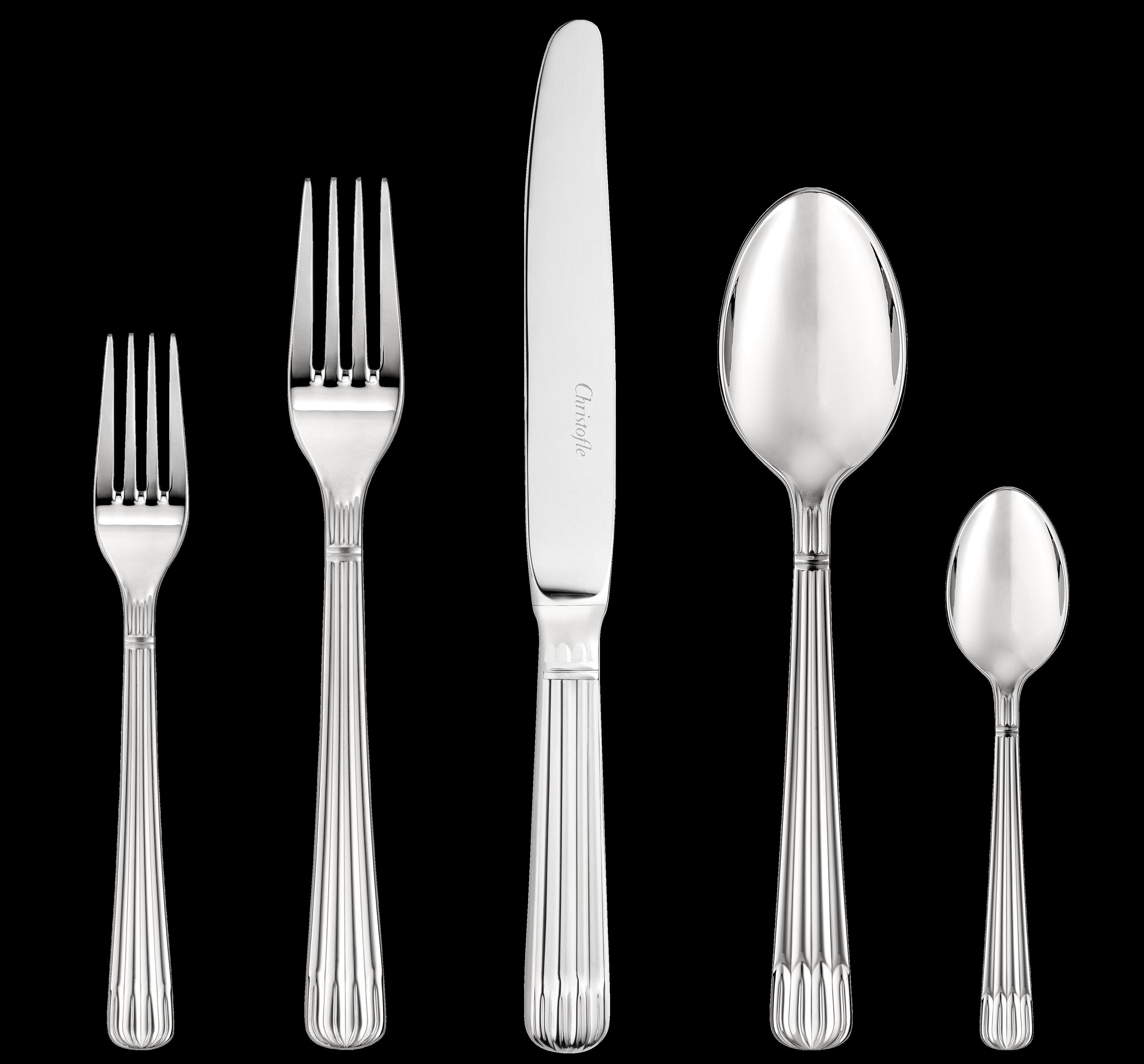 Osiris Stainless Steel Individual Place Setting, Set of 5