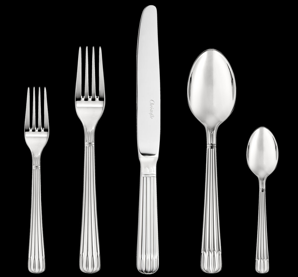 Osiris Stainless Steel Individual Place Setting, Set of 5
