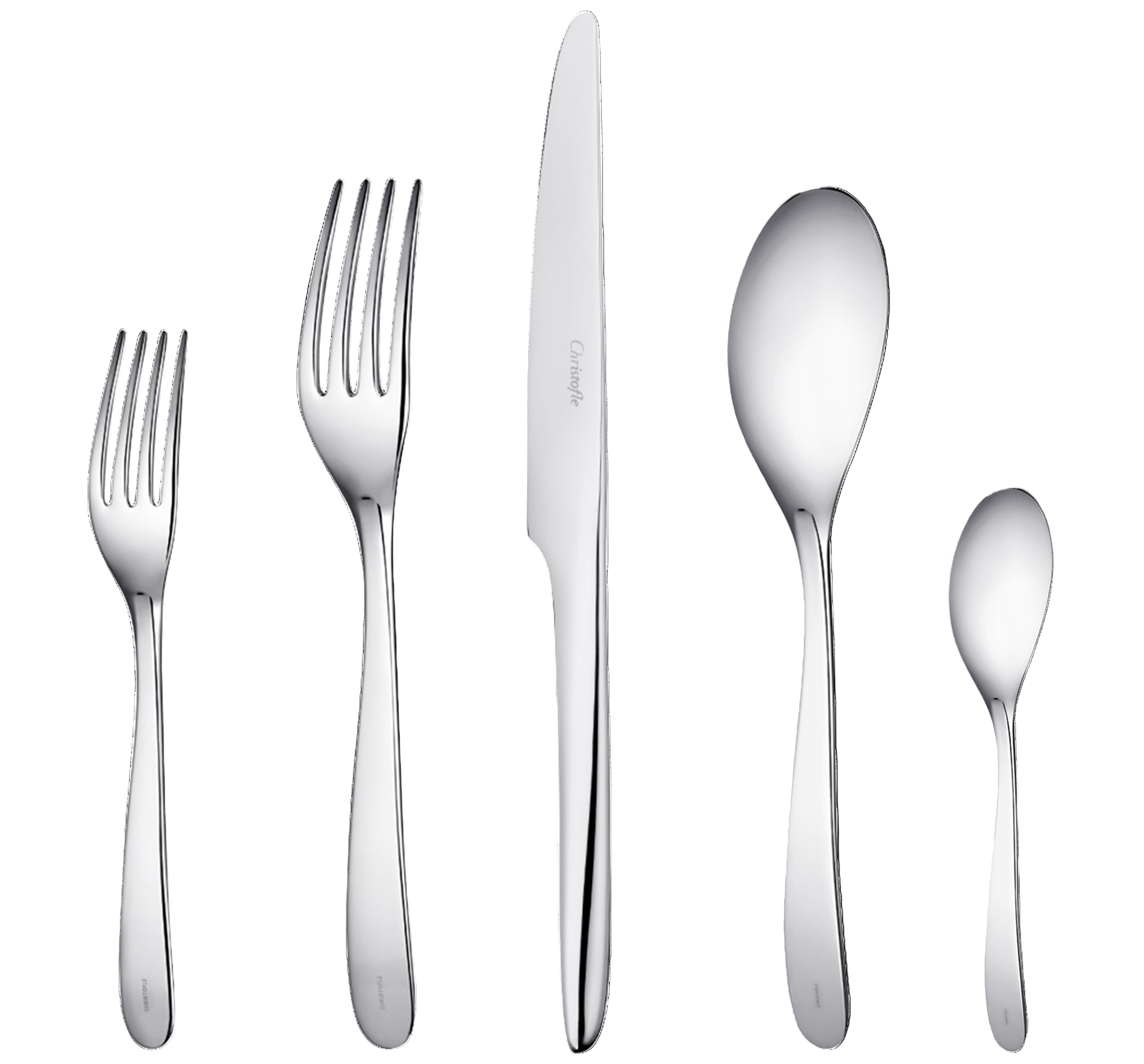 L’Ame de Christofle Stainless Steel Individual Place Setting, Set of 5
