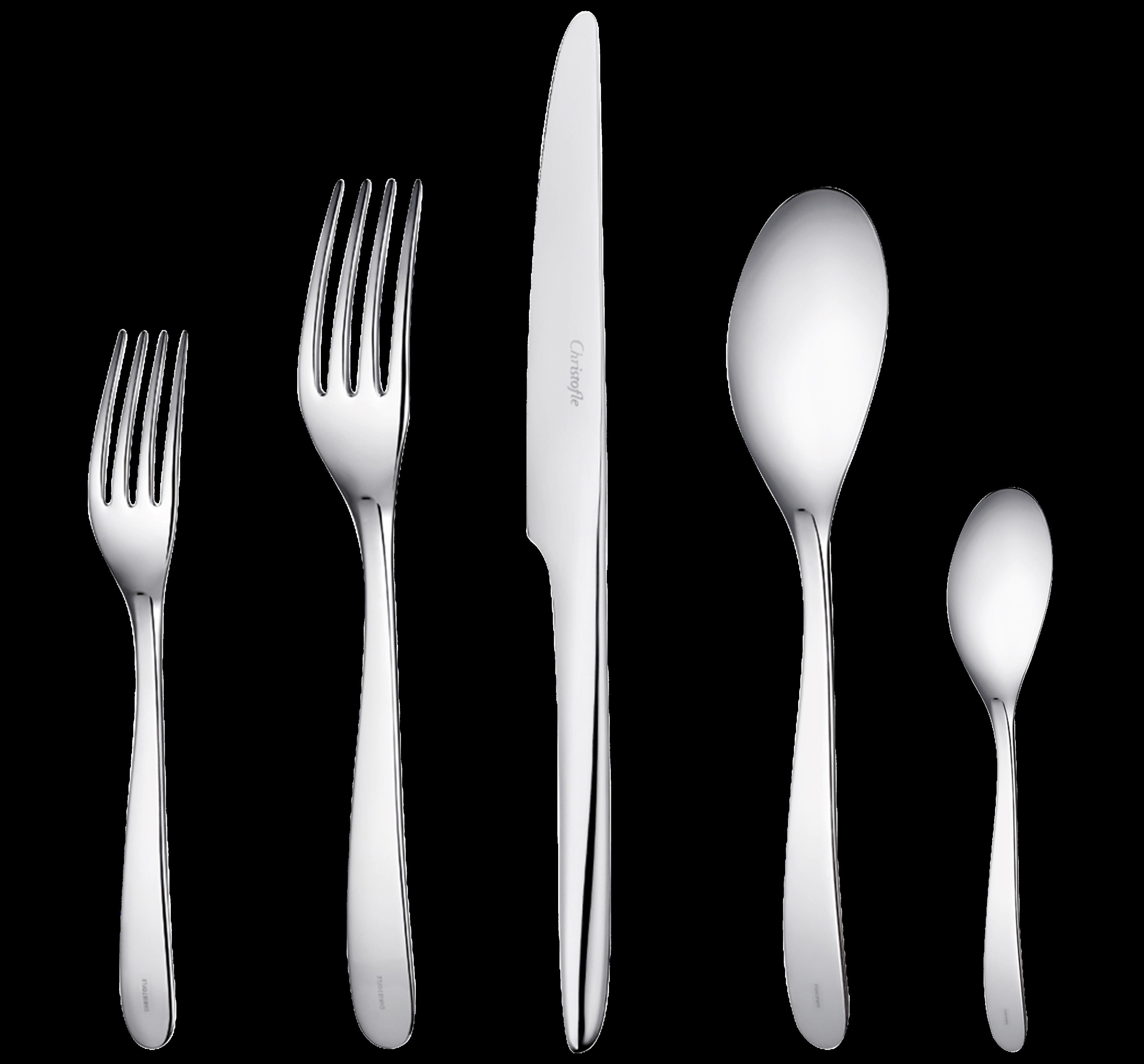 L’Ame de Christofle Stainless Steel Individual Place Setting, Set of 5