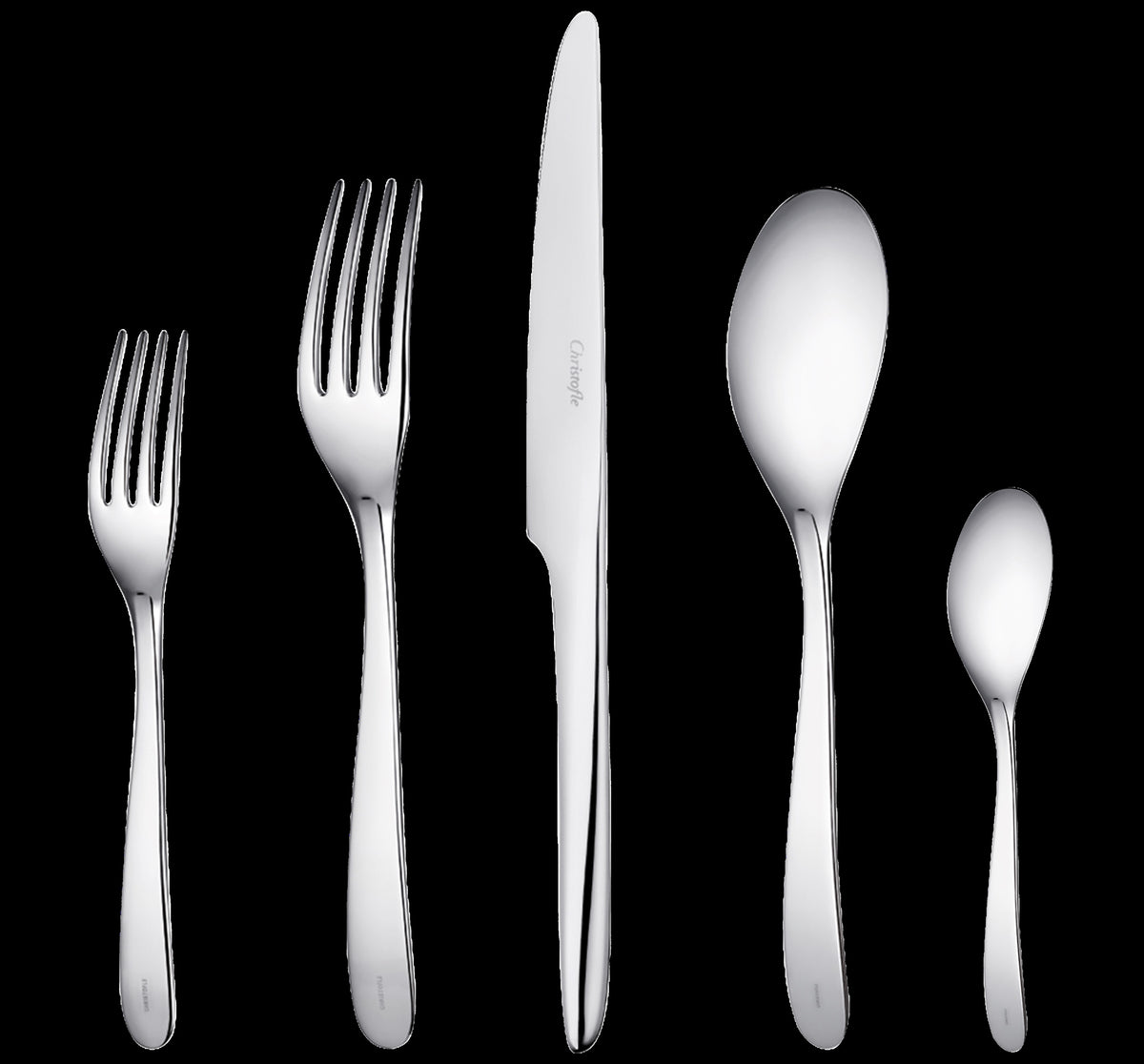 L’Ame de Christofle Stainless Steel Individual Place Setting, Set of 5