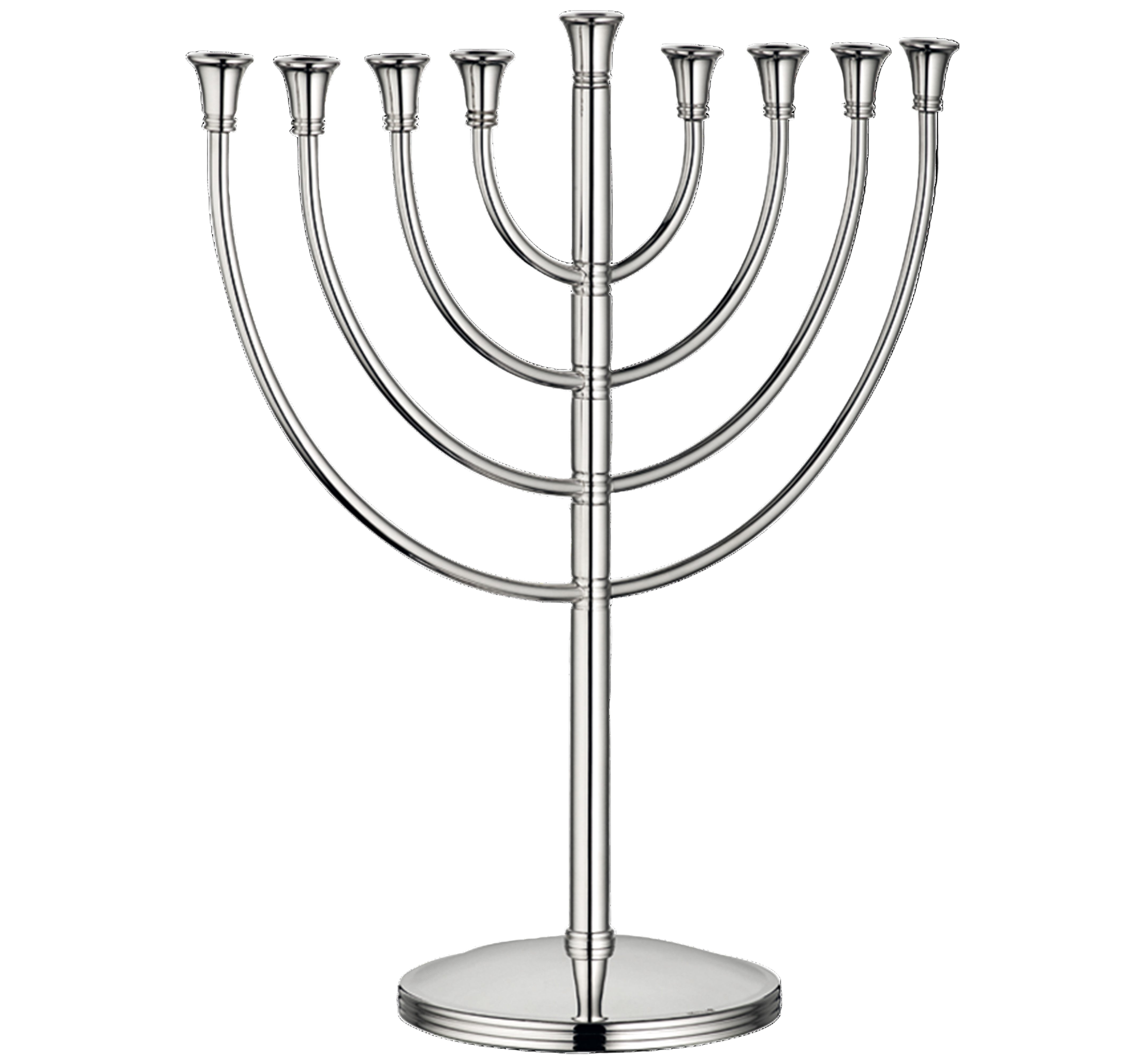 Silver-plated Menorah