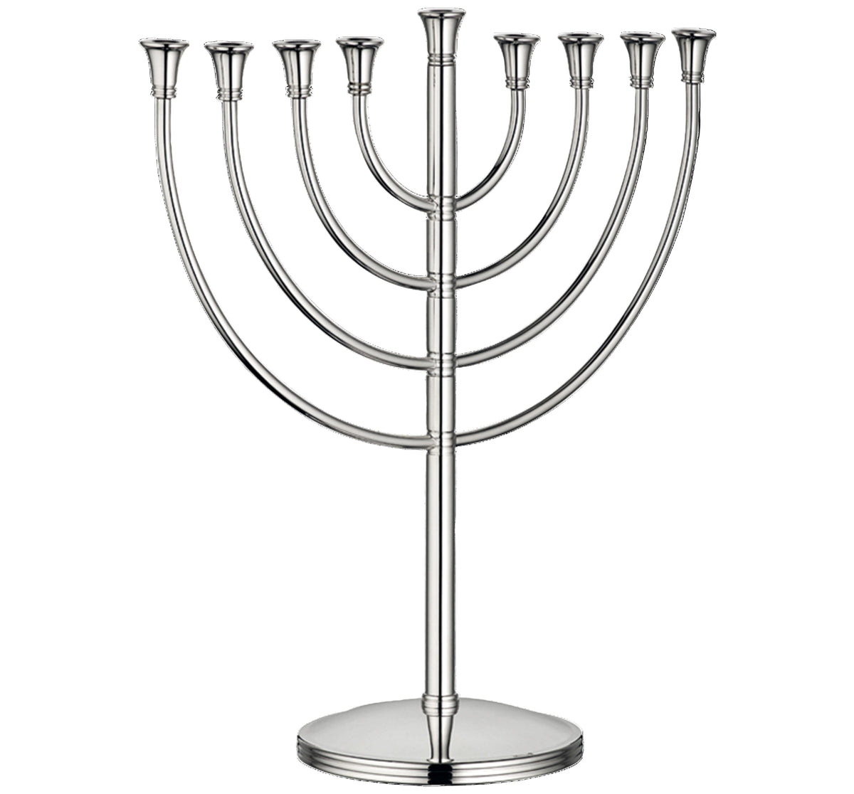 Silver-plated Menorah
