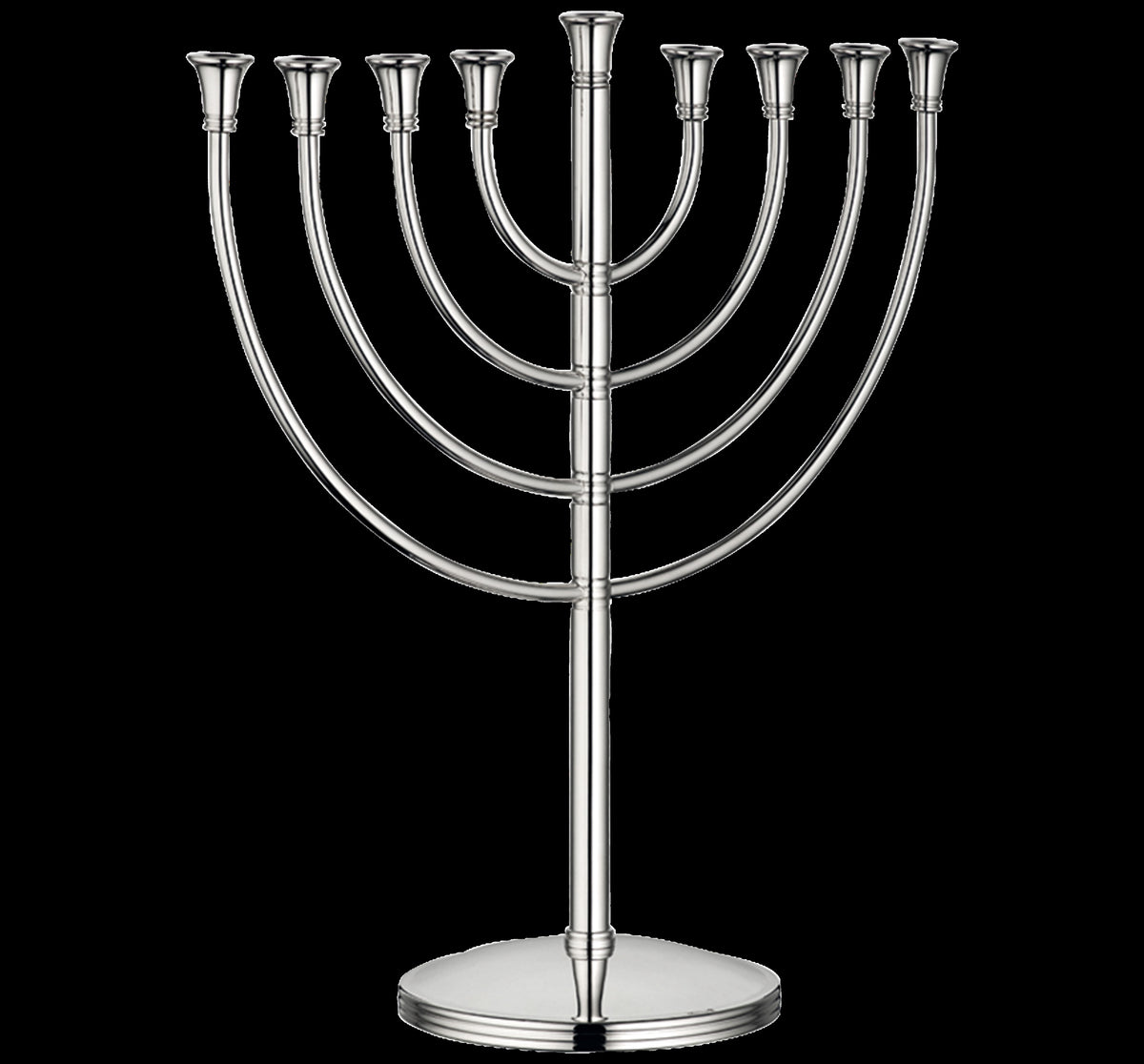 Silver-plated Menorah