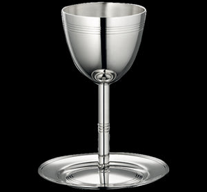 Silver-plated Kiddush Cup