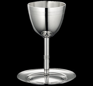 Silver-plated Kiddush Cup