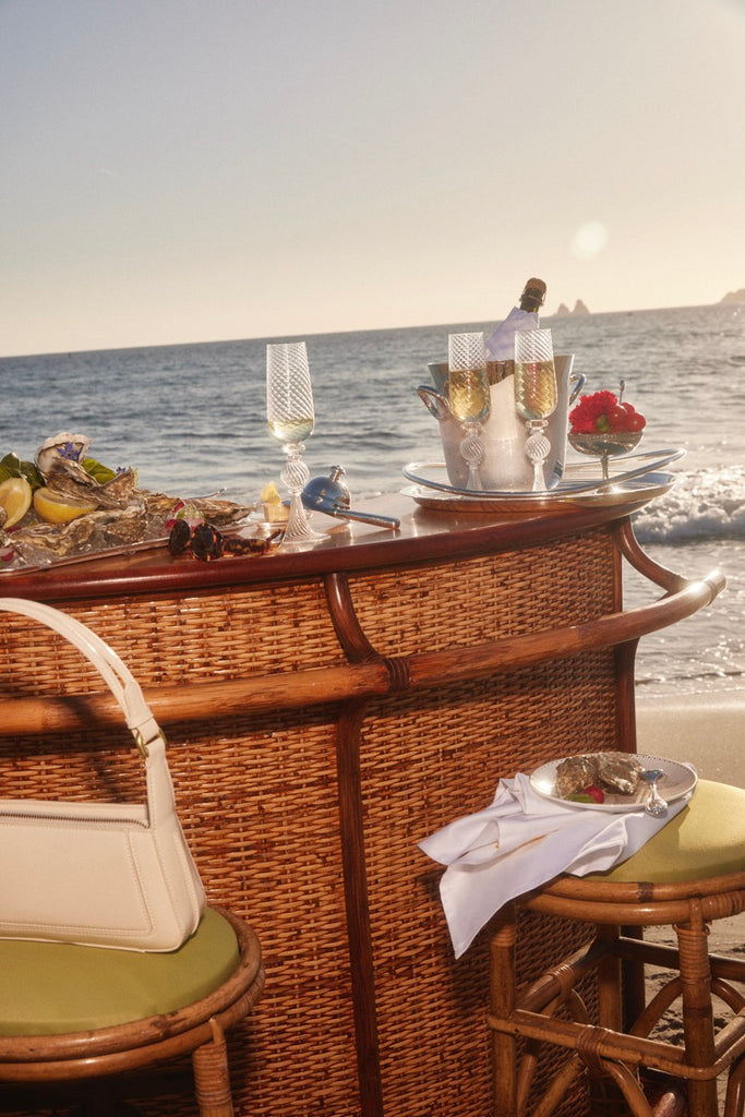 Vertigo Silver-plated Round Tray