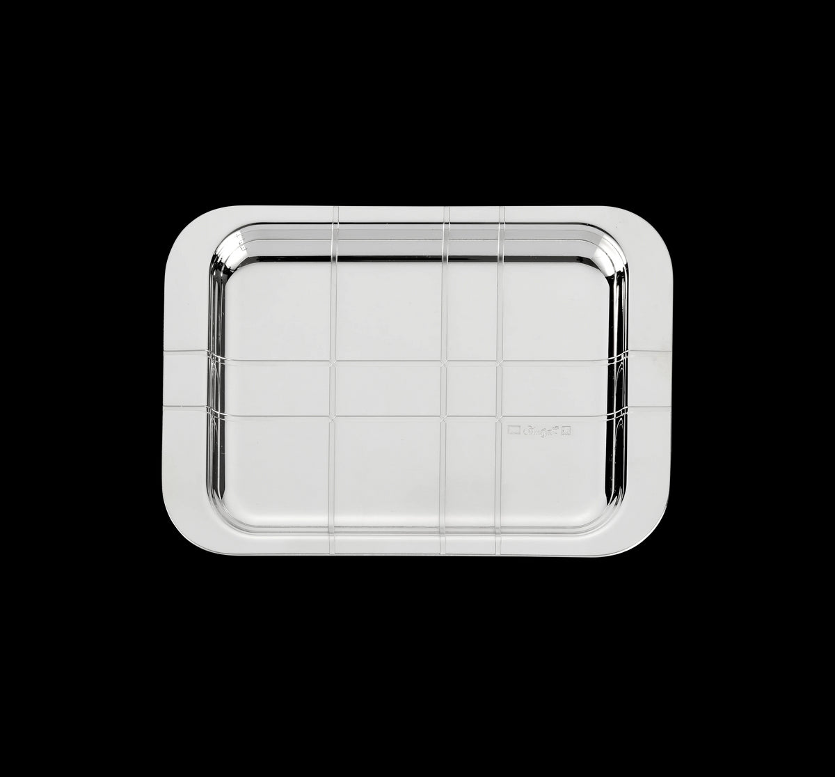 Graphik Silver-plated Card Tray