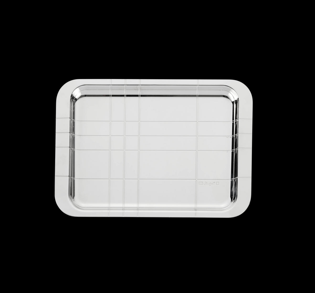 Graphik Silver-plated Medium Tray