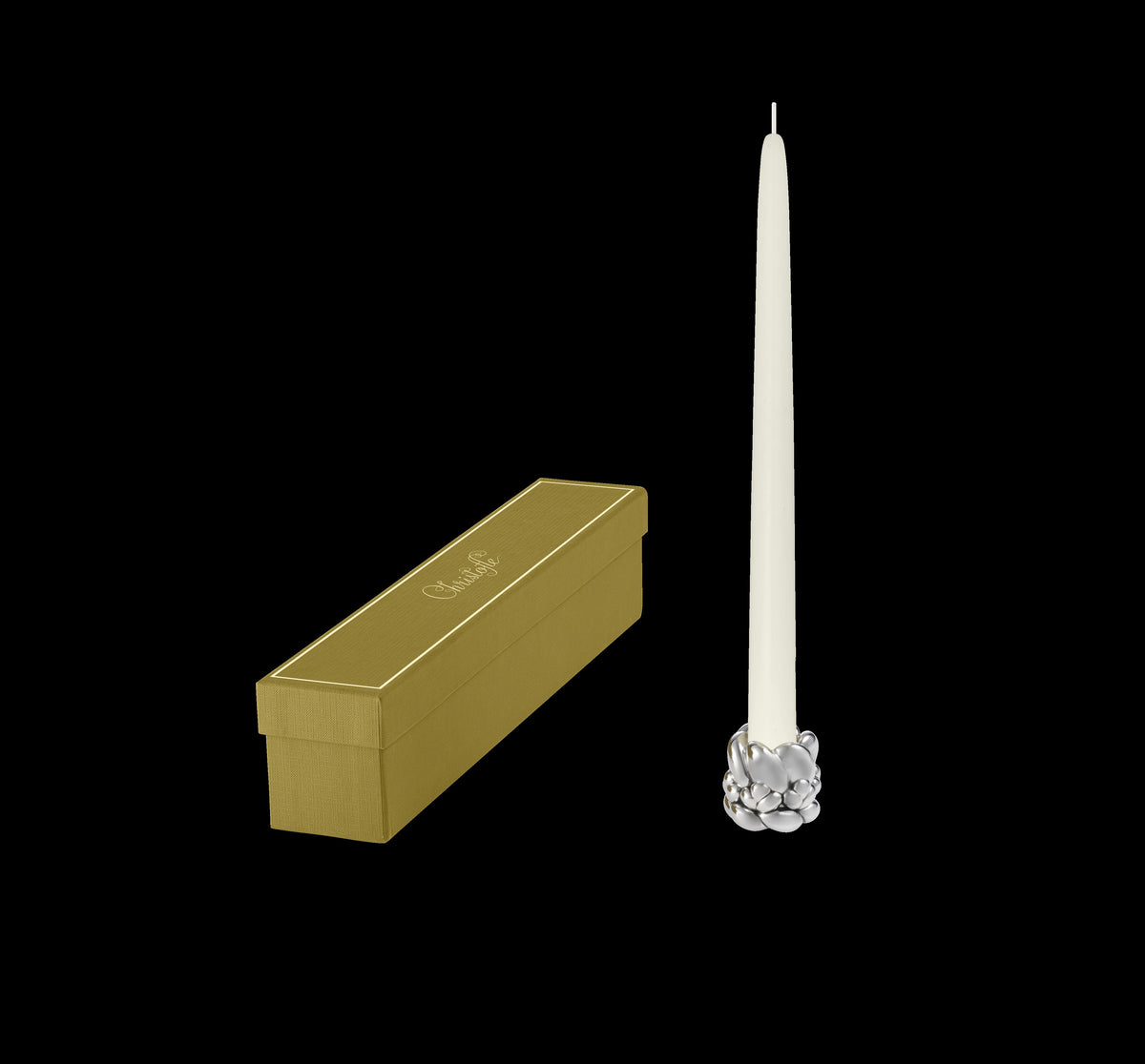 Babylone Silver-plated Candlestick