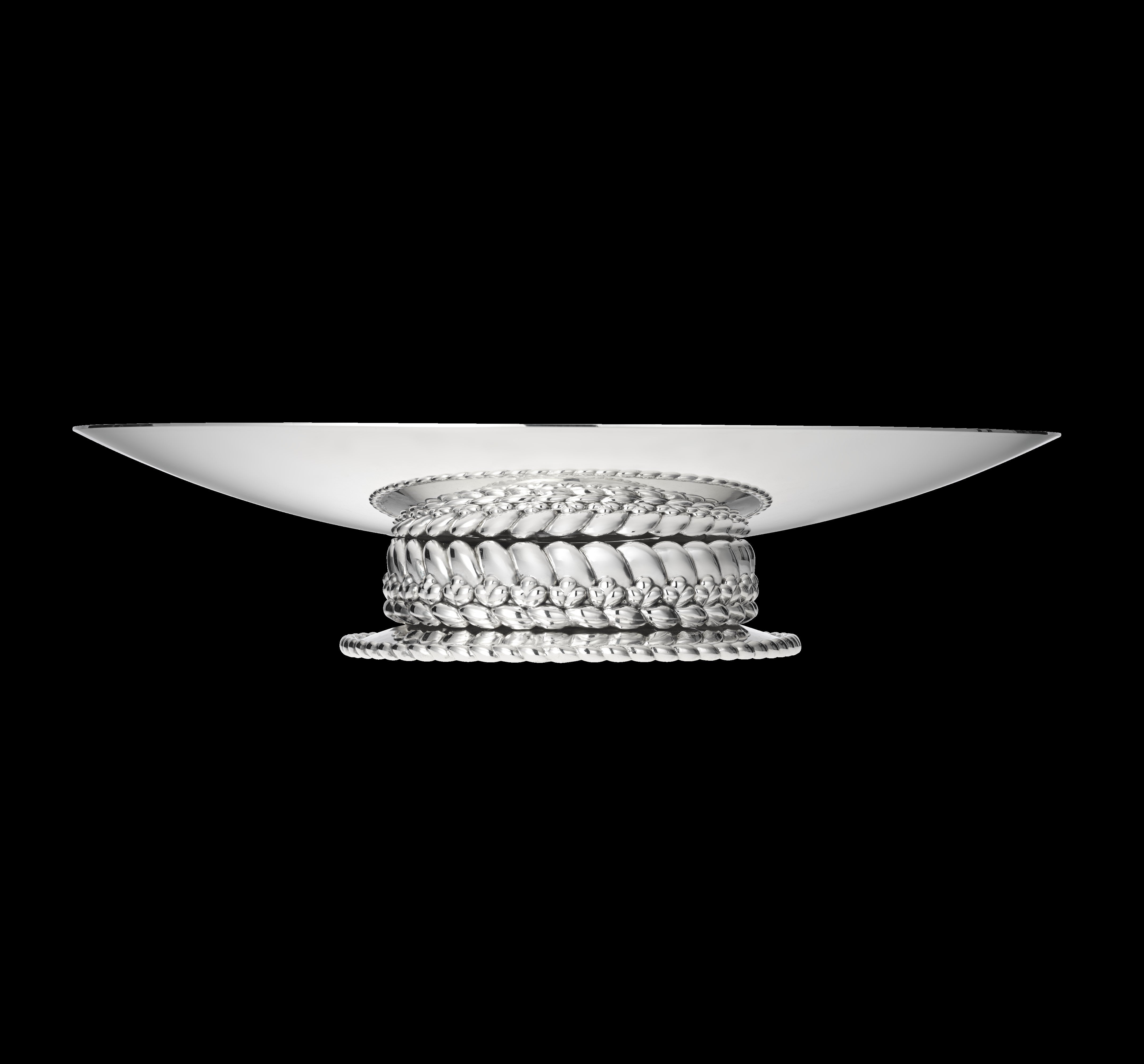 Babylone Silver-pated Centerpiece Bowl