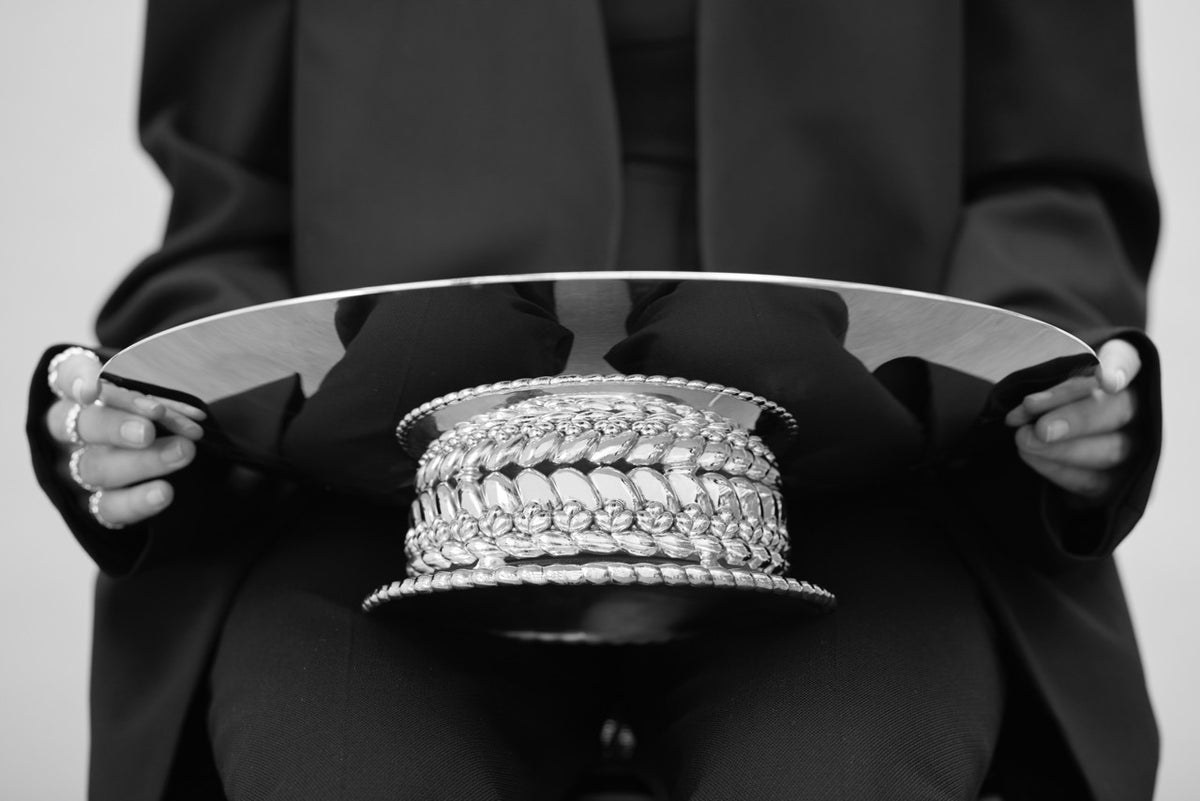 Babylone Silver-pated Centerpiece Bowl