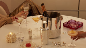 Graphik Silver-plated Champagne Cooler