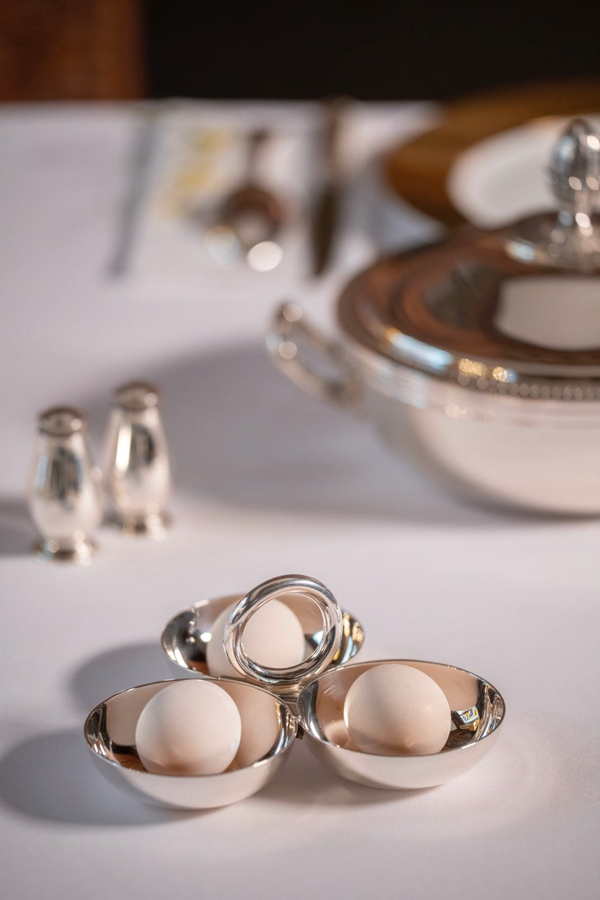 Vertigo Silver-plated 3-Part Server, Small